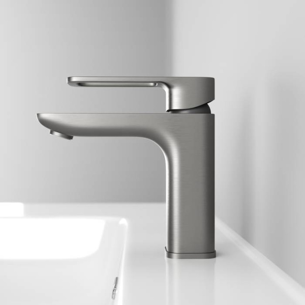 Смеситель для умывальника графит IDDIS Slide (SLIGM00i01)